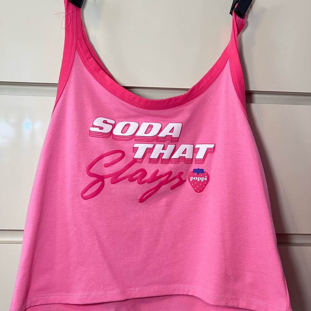 Poppi Pink Graphic Tank Top